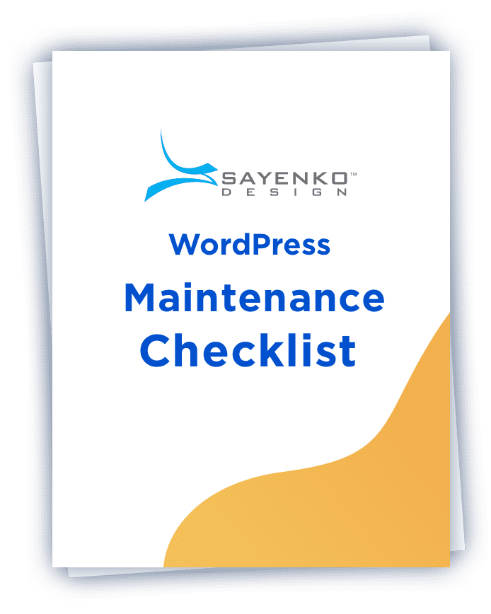 WordPress Maintenance Checklist WordPress Maintenance Checklist